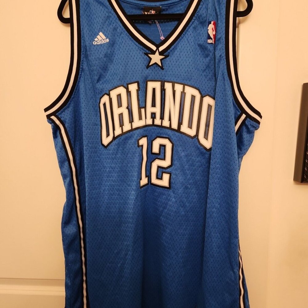 AUTHENTIC Dwight Howard #12 Orlando Magic Adidas NBA Jersey Men's XXL +2